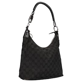 Gucci-Gucci GG Monogram Shoulder Bag-Black