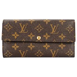 Louis Vuitton-Louis Vuitton Canvas Monogram Sarah Long Wallet-Brown