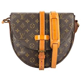 Louis Vuitton-Louis Vuitton Canvas Monogram Chantilly GM Crossbody Bag-Brown