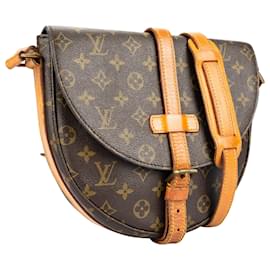 Louis Vuitton-Louis Vuitton Canvas Monogram Chantilly GM Crossbody Bag-Brown