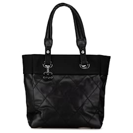 Chanel-Black Chanel Small Paris-Biarritz Tote-Black