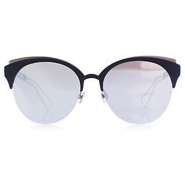 Blue Dior Diorama Club Mirrored Sunglasses Blue
