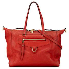 Louis Vuitton-Red Louis Vuitton Monogram Empreinte Lumineuse PM Satchel-Red