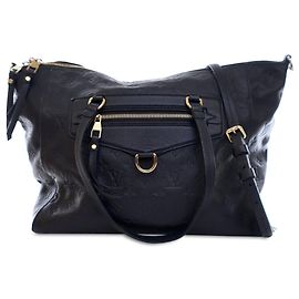 Borsa PM Lumineuse in Monogram Empreinte blu Louis Vuitton Blu