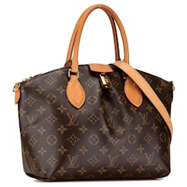 Louis Vuitton-Brown Louis Vuitton Monogram Boetie PM Satchel-Brown