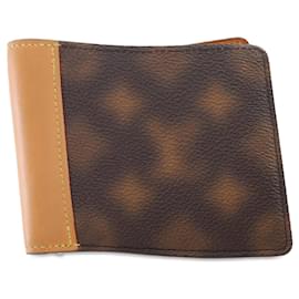 Louis Vuitton-Brown Louis Vuitton Blurry Monogram Slender Wallet-Brown