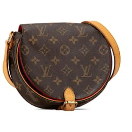 Louis Vuitton-Brown Louis Vuitton Monogram Sac Tambourine Crossbody Bag-Brown