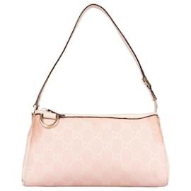 Gucci-Gucci GG Monogram Abbey Shoulder Bag-Pink