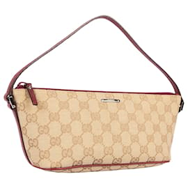 Gucci-Gucci GG Monogram Boat Handbag-Beige