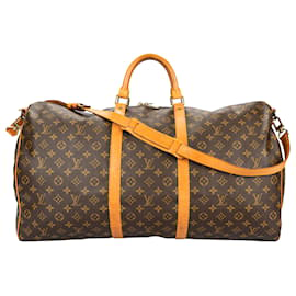 Louis Vuitton-Louis Vuitton Canvas Monogram Keepall Bandouliere 60-Brown