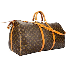 Louis Vuitton-Louis Vuitton Canvas Monogram Keepall Bandouliere 60-Brown