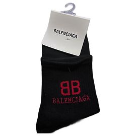 Balenciaga socks black cotton Black