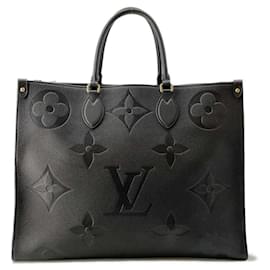 Louis Vuitton-Louis Vuitton Monogram Empreinte Tote Bag-Black