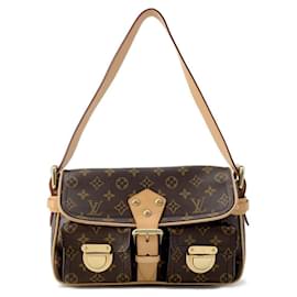 Louis Vuitton-Louis Vuitton Monogram Hudson PM Shoulder Bag-Brown