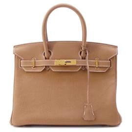 Hermès-Hermes Birkin 30 Gold Togo Handbag-Other