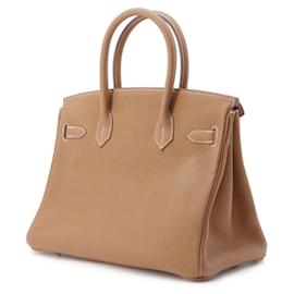 Hermès-Hermes Birkin 30 Gold Togo Handbag-Other