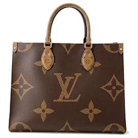 Louis Vuitton-Louis Vuitton Monogram Reverse Tote Bag-Red