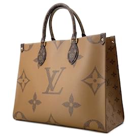 Louis Vuitton-Louis Vuitton Monogram Reverse Tote Bag-Red