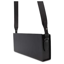 Fendi-Fendi Black Leather Shoulder Bag-Black