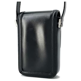 Saint Laurent-Saint Laurent Solferino Leather Shoulder Bag-Black