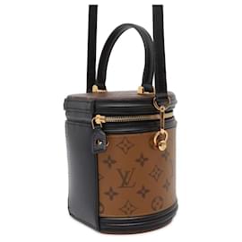 Louis Vuitton-Louis Vuitton Monogram Reverse Cannes Vanity Bag-Black