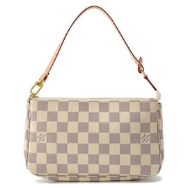 Louis Vuitton-Louis Vuitton Damier Azur Pochette Accessory Pouch-Beige