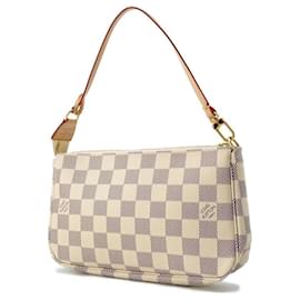 Louis Vuitton-Louis Vuitton Damier Azur Pochette Accessory Pouch-Beige