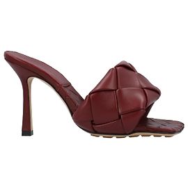 Rote Bottega Veneta Lido Mule Rot