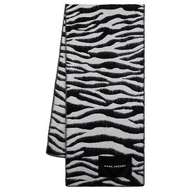 Sciarpa zebra - Marc Jacobs - Lana - Nero Nero