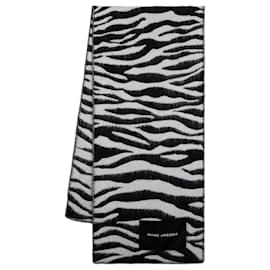 Zebra Scarf - Marc Jacobs - Wool - Black Black