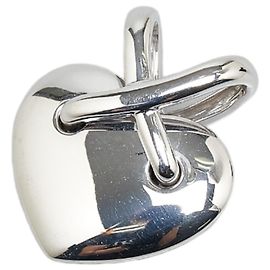 Pingente Motivo Coração Chaumet em Ouro Branco Branco