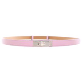 Cinturón Kelly 18 en Epsom rosa Hermès Rosa