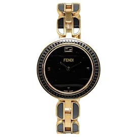 Fendi-Fendi Gold Quartz Gold Tone Stainless Steel Ladies My Way Watch-Golden