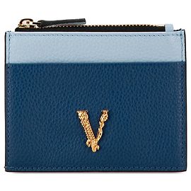 Tarjetero Logo Virtus Azul Versace Azul
