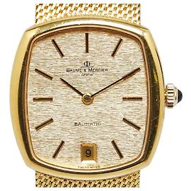 Baume & Mercier BAUMATIC Gold Dial Wristwatch Golden