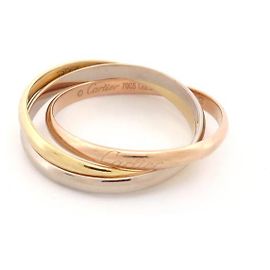 CARTIER TRINITY PM 3 GOLD RING CRB4086168 T69 ODER GELB GRAU ROSÉ GOLD RING Golden