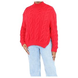 Simone Rocha Pull en maille épaisse rouge - taille L Rouge