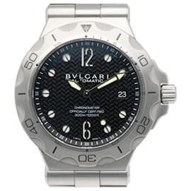 Bulgari-Bvlgari Diagono Scuba Watch-Silvery