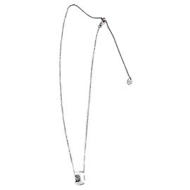 Damiani necklace white ceramic gold and diamonds White