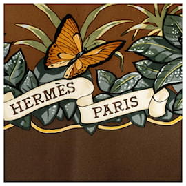 Hermès-Hermès Carré 90-Brown