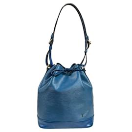 Louis Vuitton-Louis Vuitton Noe Epi Shoulder Bag-Blue