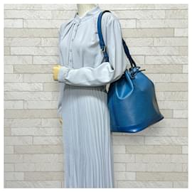 Louis Vuitton-Louis Vuitton Noe Epi Shoulder Bag-Blue