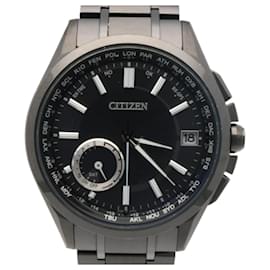 Citizens of Humanity-Citizen Eco-Drive Attesa Solar Wristwatch-Black