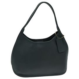 Coach Sac à main en cuir vert Auth am6541 Vert