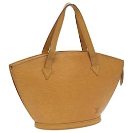 Louis Vuitton-LOUIS VUITTON Epi Saint Jacques Hand Bag Yellow M52279 LV Auth 84179-Yellow