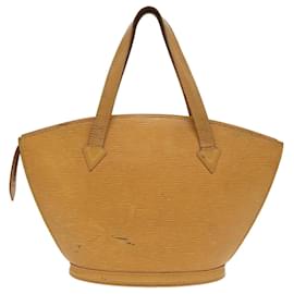 Louis Vuitton-LOUIS VUITTON Epi Saint Jacques Hand Bag Yellow M52279 LV Auth 84179-Yellow