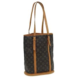 Louis Vuitton-LOUIS VUITTON Monogram Bucket GM Shoulder Bag M42236 LV Auth 82965-Monogram