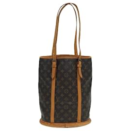 Louis Vuitton-LOUIS VUITTON Monogram Bucket GM Shoulder Bag M42236 LV Auth 82965-Monogram
