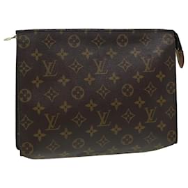 Louis Vuitton-LOUIS VUITTON Monogram Poche Toilette 26 Pouch M47542 LV Auth 84115-Monogram