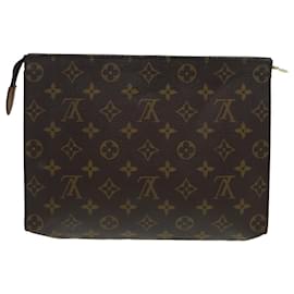 Louis Vuitton-LOUIS VUITTON Monogram Poche Toilette 26 Pouch M47542 LV Auth 84115-Monogram